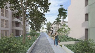 Neubau 3-Zimmer-Wohnung mit Balkon im 2. OG in Kaufbeuren (Kernstadt)