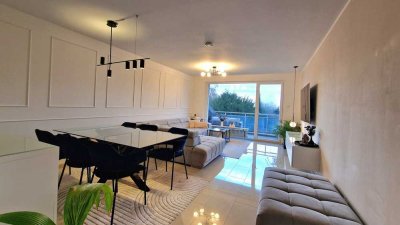Ideal für Paare & Familien: 3,5-Zimmer-EG-Wohnung mit EBK, Balkon, Stellplatz und Garage