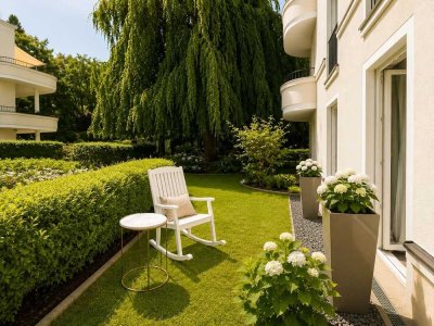 Unikat! Erstklassiges Wohnjuwel auf einer außergewöhnlichen Parkanlage mit TG Stellplatz