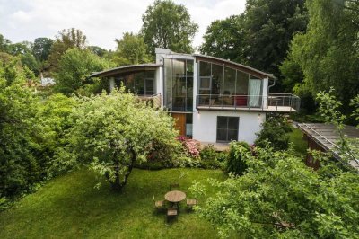 Parkähnliches Grundstück, ruhig, perfekt für die große Familie, fußläufig zum See/Strand St. Alban.