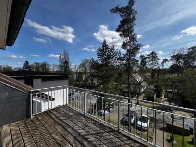Dachgeschoß 1,5-Zimmer-Wohnung mit Sonnenterrasse und Einbauküche in Bad Saarow