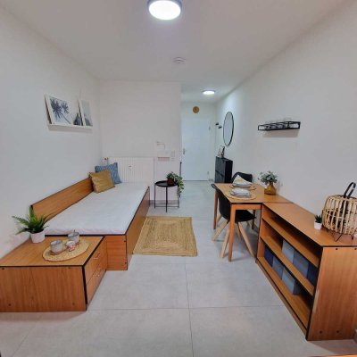 renovierte, möblierte 1 Zi Whng in Karlsruhe Nähe KIT für Studenten und Pendler