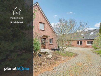 Zwei Doppelhaushälften auf großem Grundstück für einen Preis in Elmenhorst bei Stralsund