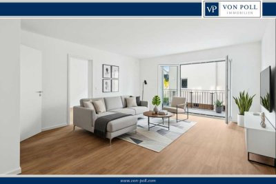 Neue, lichtdurchflutete 2-Zimmer-Wohnung im Hochparterre!