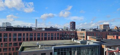 Stilvolle 2-Zimmer-Wohnung mit Loggia, Tiefgarage & Dachterrasse mit Blick auf Elbphilharmonie und M