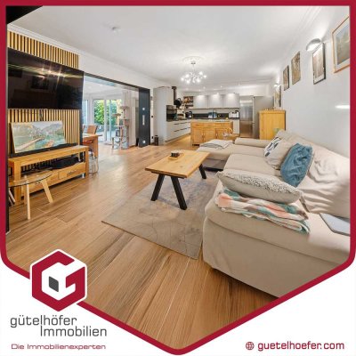 Repräsentative Erdgeschosswohnung mit Einbauküche, Wintergarten und großer Terrasse in Rheinufernähe