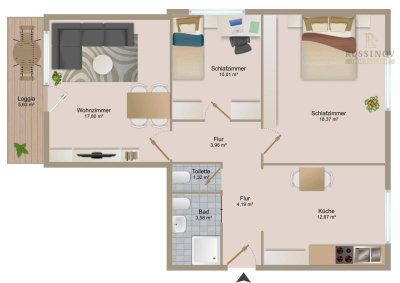 Neuwertige, top aufgeteilte 3-Zimmer-Wohnung #Innenstadtnähe #WG-tauglich #TOP LAGE