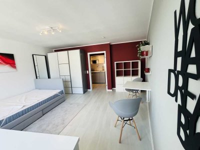 °°Möbliertes App in Düsseldorf Hamm - nähe Medienhafen - renoviert - Erstbezug - zu vermieten°°