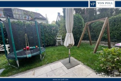 Charmante Gartenwohnung mit Kamin & moderner Einbauküche