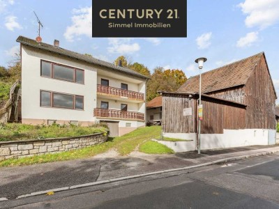 Platz für neue Ideen! Zweifamilienhaus mit großem Grundstück in ruhiger Wohnlage