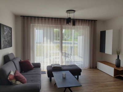 Helle, möblierte 2-Zimmer-Wohnung mit Terrasse in Tauberbischofsheim