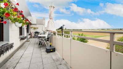 Dachgeschosswohnung mit großem Balkon und Weitblick – Wohnen im gepflegten Wohnpark Ahe