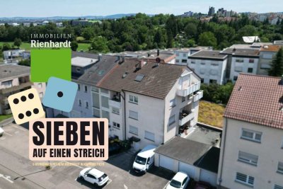 Sieben auf einen Streich! 6 Wohnungen + Gewerbe in Kornwestheim