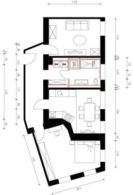 helle geräumige 2ZKB mit Neubaucharakter nah am Cospudner