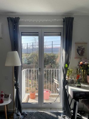 Exclusive voll möbilierte 1-Zimmer Wohnung, Balkon  Nähe Bhf Oberhausen f. Münchenpendler geeignet