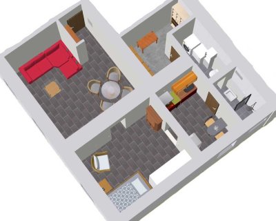 2-Zimmer-Wohnung mit Werkstatt in Velbert-Langenberg