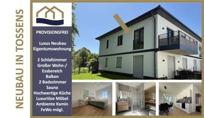 Provisionsfrei! Exklusive  ETW in Tossens BJ 2024 - gehobene Ausstattung *Möbliert * Mit Sauna*