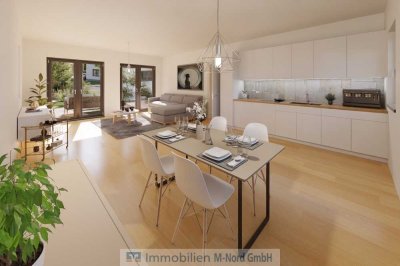 Neubau- 4,5-Zimmer-Erdgeschosswohnung mit großem Garten und Süd-West-Terrasse