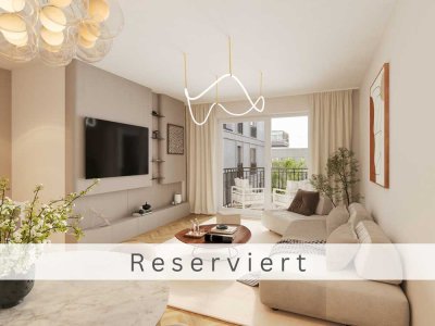 Reserviert: Neubauwohnung mit Südbalkon im Kö-Karree - nur 80m von der Königsallee entfernt
