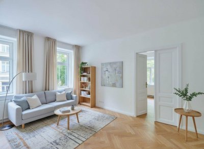 1020! Erstklassig saniert und sofort bezugsbereit! Wunderschöne Altbauwohnung Nähe Prater - Balkon möglich!