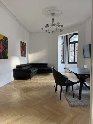 Möblierte sanierte Altbauwohnung in Hannovers historischer Altstadt