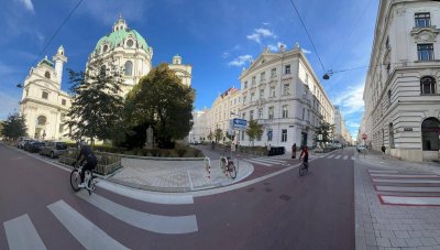 106qm Provisionsfrei! Keine Makler!!! Karlsplatz Argentinierstrasse mit 8200qm privaten Park