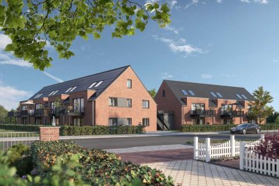 Wohnen mit QUALITÄT, ENERGIEEFFIZIENZ 
und KOMFORT
Moderne Neubauwohnung 
in Neuenkirchen