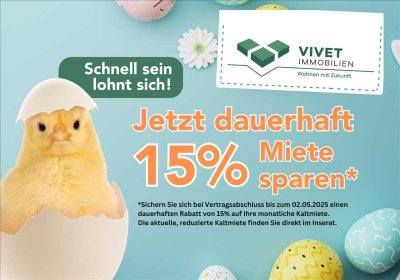 helle 2 Raum Wohnung mit Balkon!