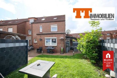 TT bietet an: Hübsches Reihenendhaus mit Carport und kleinem Garten in Wilhelmshaven-Maadetal