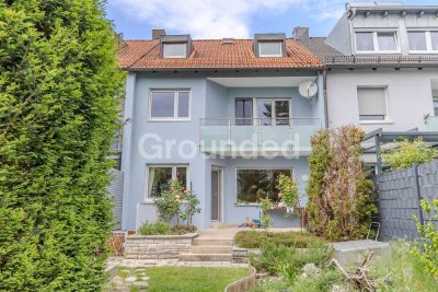 Gepflegtes Reihenmittelhaus mit großem Garten und Garage in Nürnberg