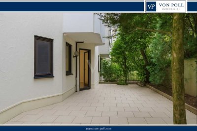 Stilvoll leben: Lichtdurchflutete Wohnung mit Burgblick und eigener Terrasse