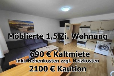 ab sofort  - möblierte 1,5 Zimmer Wohnung in Pirmasens