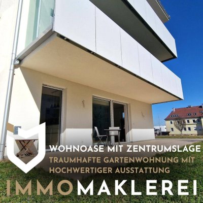 + WOHNOASE MIT ZENTRUMSLAGE +TRAUMHAFTE GARTENWOHNUNG MIT HOCHWERTIGER AUSSTATTUNG