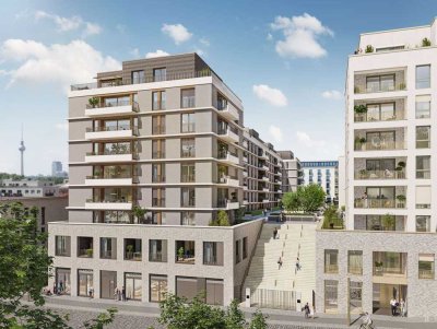 Ihr neues Zuhause direkt am Volkspark: 4-Zimmer-Neubauwohnung mit 2 Bädern & Balkon