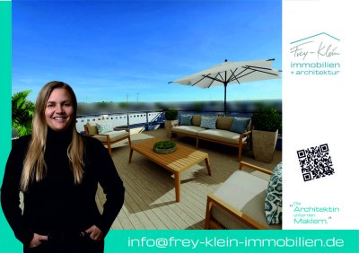Charmante Penthouse-Wohnung mit wunderschöner Dachterrasse und Fernblick!