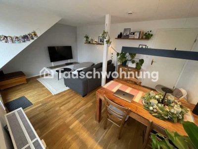 Tauschwohnung: Schöne 3 Zi-Whg mit großem Balkon, Dachgeschoss