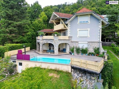 EINZIGARTIGER WOHLFÜHLFAKTOR! Exklusives Einfamilienhaus in Eggenberg mit Pool, XL-Terrasse &amp; Traumgarten – Ihre private Oase in Graz!