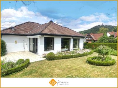 Einfamilienbungalow mit Traumgarten - Plesseblick inklusive