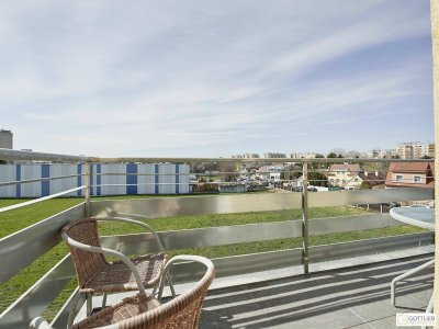 Bestlage Kaiserebersdorf! Sonnige 3-Zimmer-Wohnung für Singles oder Pärchen mit Balkon, Gartennutzung und Schwimmbiotop