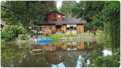 Uetze - idyllisches Landhaus am Spreewaldsee mit direktem Wasserzugang
