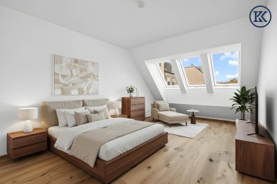 Dachgeschosswohnung in Top Lage, nahe Uno City