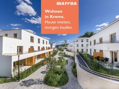 marena - Wohnen in Krems: 4-Zimmer-Wohnung mit großer Dachterrasse