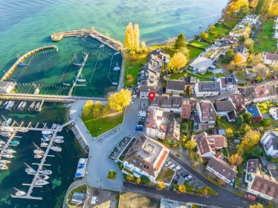 Ihr täglicher Kurzurlaub: 4 Zimmer am Bodensee mit 2 Balkonen in erster Seereihe
