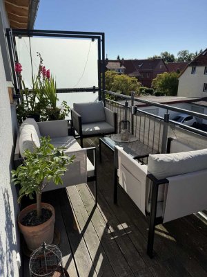 Sonnige 2-Zimmer Dachgeschosswohnung mit Balkon in Rosdorf