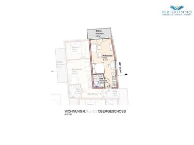 Außergewöhnliche Garconnière in Neubauprojekt - Top 6.1
