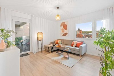 Bezugsfreie Wohnperle: Weinbergblick + Südbalkon in ES-City