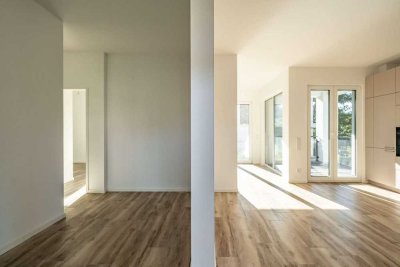 Architektonischer Hingucker: Neubau Wohnung (EG) im lichtdurchfluteten CUBE von Birkenwerder