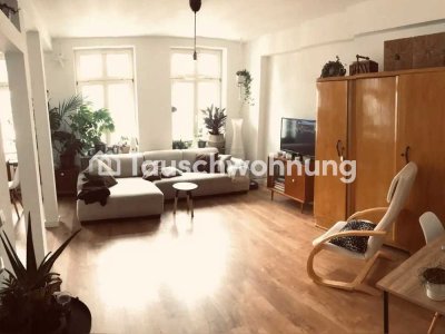 Tauschwohnung: Helle Wohnung im Waldstraßeviertel - schöne große Wohnküche