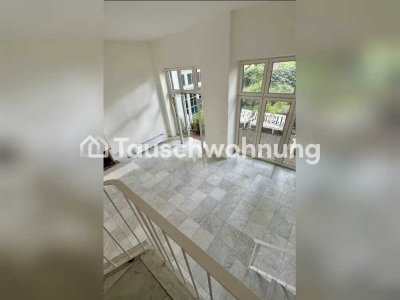 Tauschwohnung: Schöne 2-Zimmer-Wohnung im Grindel mit Garten und Kamin