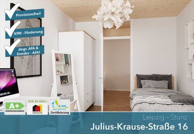 NEUBAU * 3 Zimmer mit Loggia nach Süden * KFW 40 und QNG